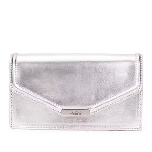 Aldo Larosha Women Silver Clutch